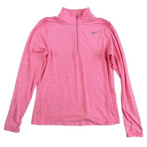 Nike DRI-FIT Pink Quarter-Zip Pullover